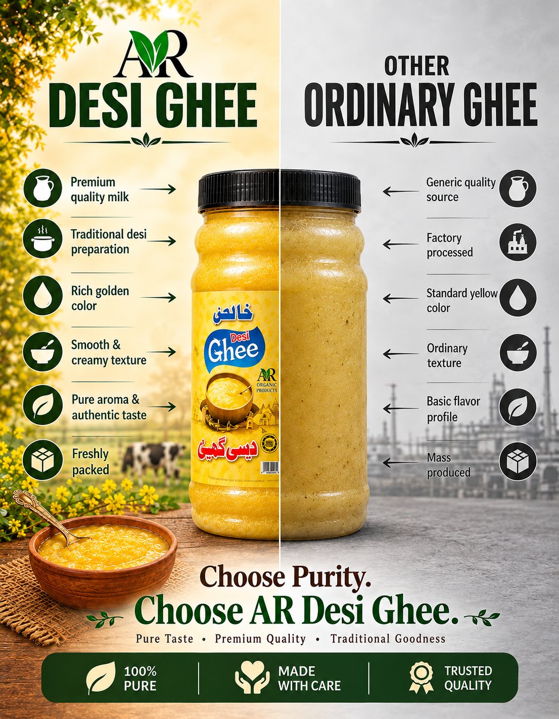 Pure Desi Ghee (دیسی گھی) | 800g Box