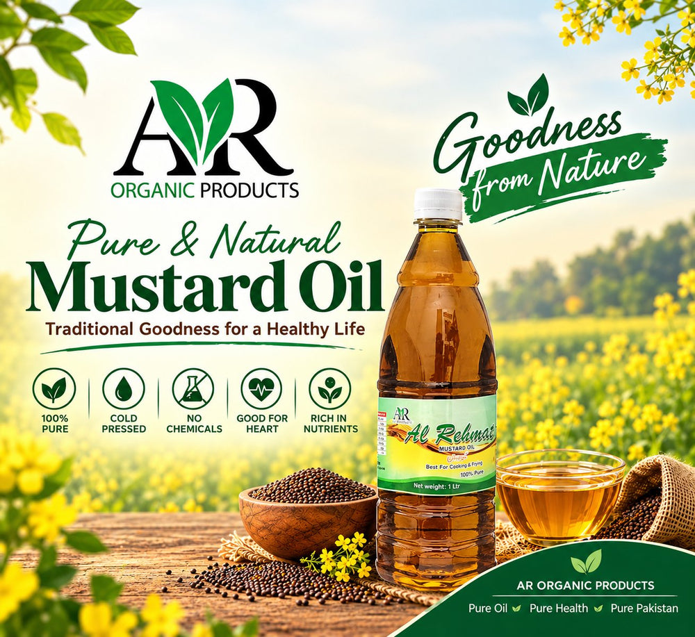 AR Organic pure and natural mustard oil