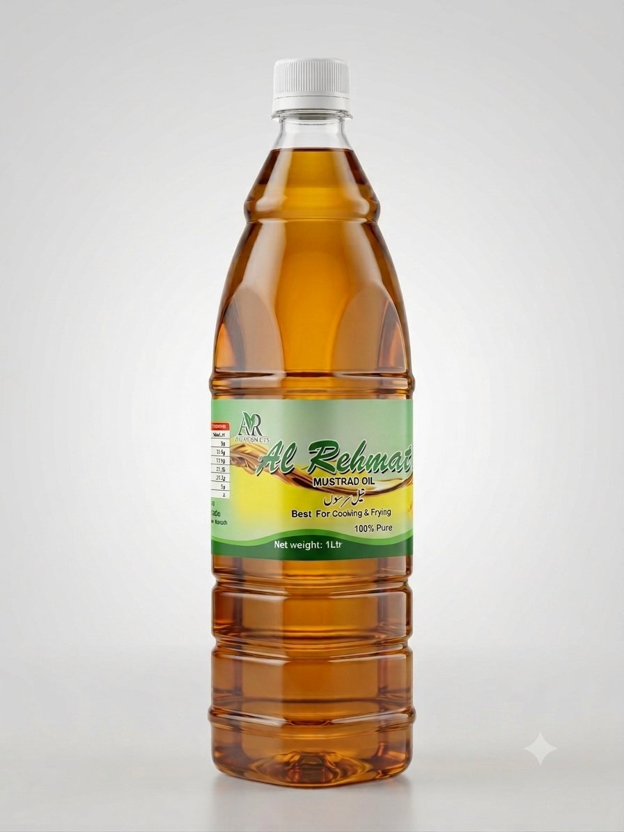 1-Liter Mustard (سرسوں) Oil | 100% Pure & Unrefined